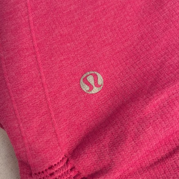 Lululemon In The Flow Crop II in Heathered Raspberry - Picture 7 of 8